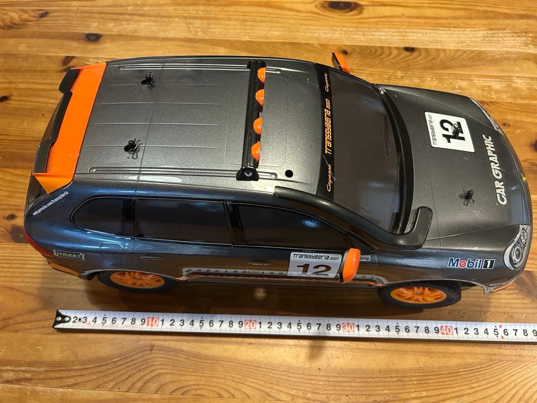 絶版 ラジコン タミヤ ポルシェ カイエン トランスシベリア プロポセット