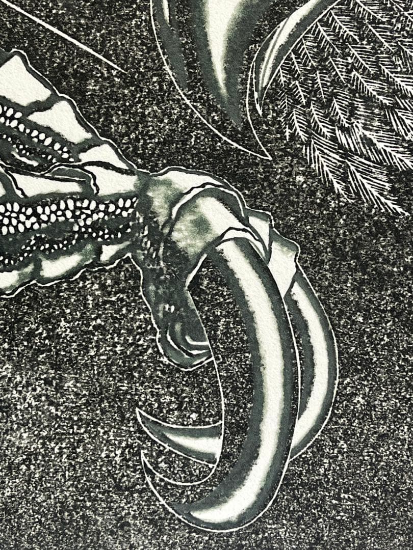 木版画『必中』