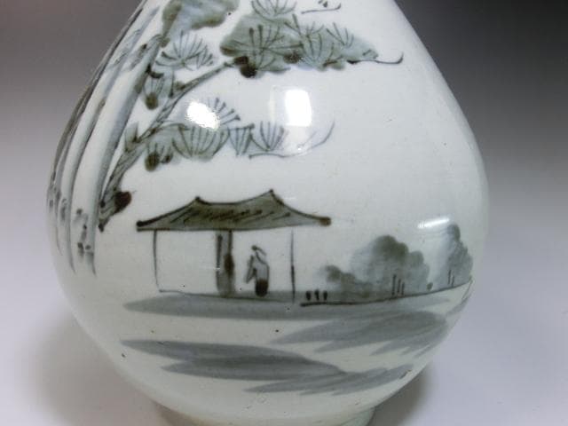 徳利●古伊万里 染付とっくり 酒器 花瓶 時代物 江戸期 骨董品■