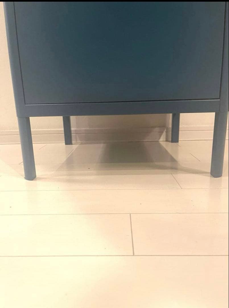 【美品】【廃盤カラー】イドーセン IKEA 4段キャビネット ラス1