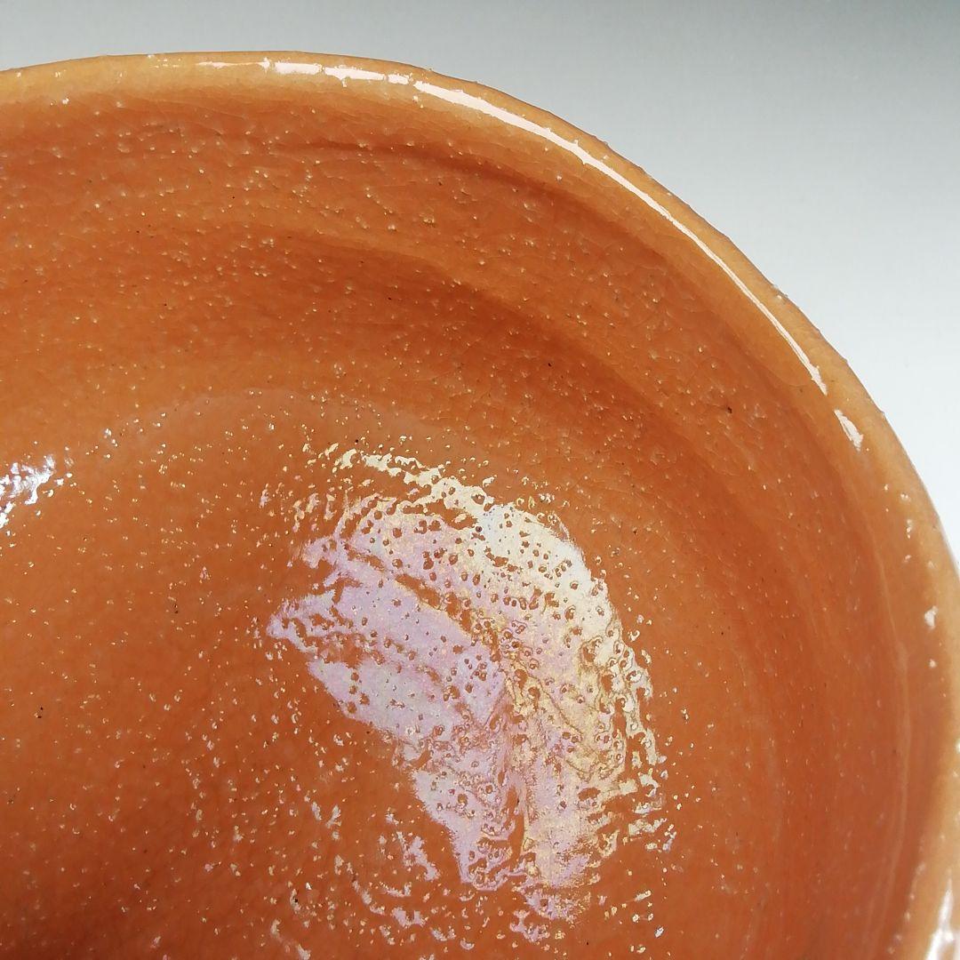 Ｓ９１０　茶碗　『のんこう写　鳳林』『赤茶碗』『伊東桂楽 造』　共箱　茶道具