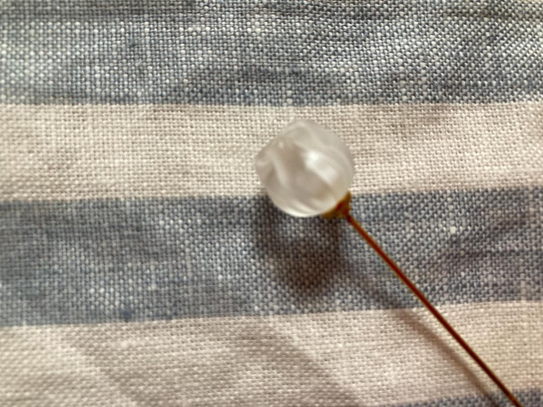 【LALIQUE】ミュゲ　すずらん　ピンブローチ