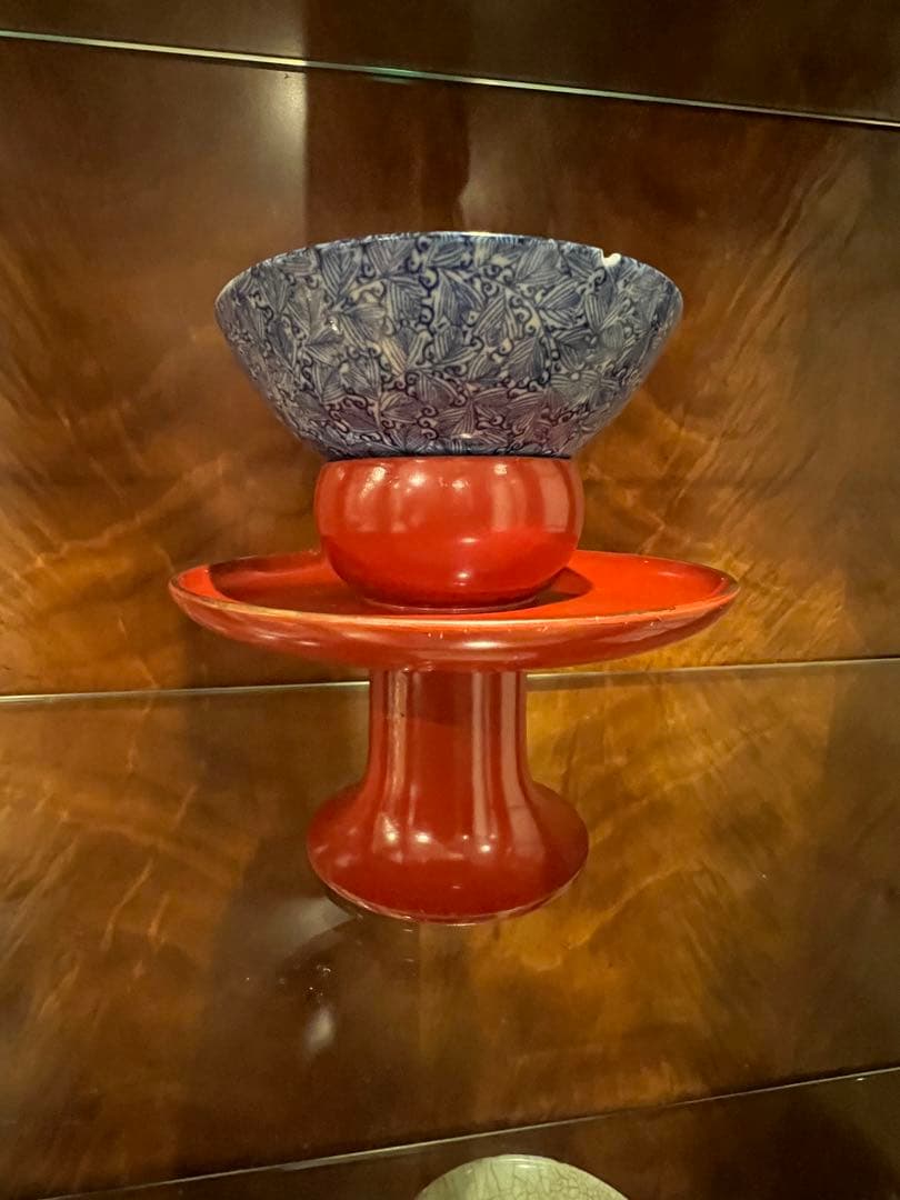 中国染付お碗東雲堂製明治？日本製お茶碗名品アンティーク唐物古美術品骨董江戸青磁