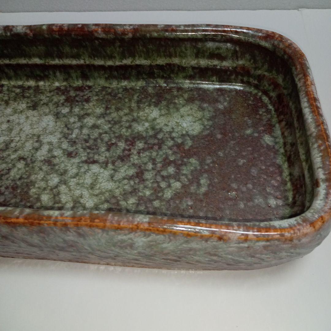 水盤(65cm)華道具　茶道　池坊　変形花器　生け花　小原　草月　花瓶　　自由花