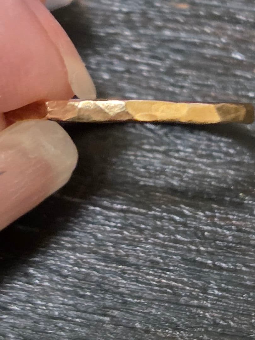 agete k10ピンキーリング　4号