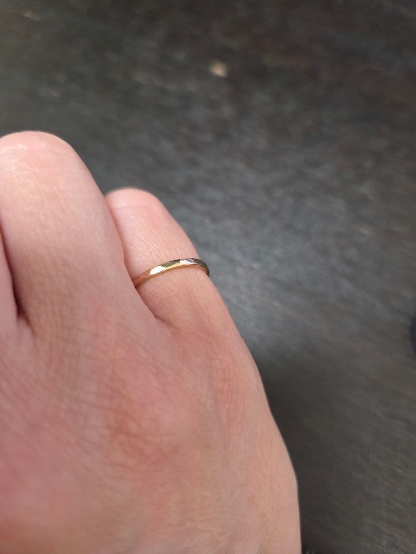 agete k10ピンキーリング　4号