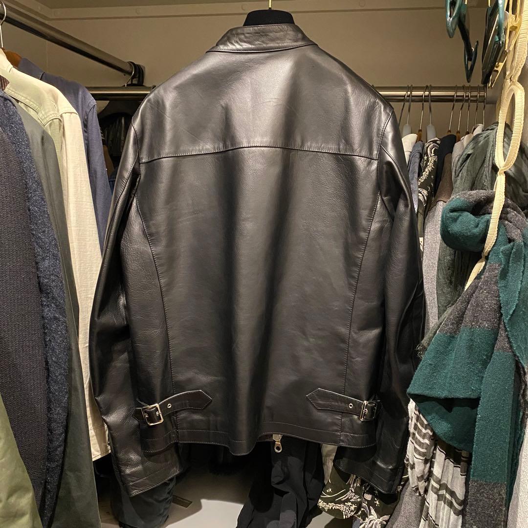 CINQUANTA ホースハイド　シングル レザー ライダース