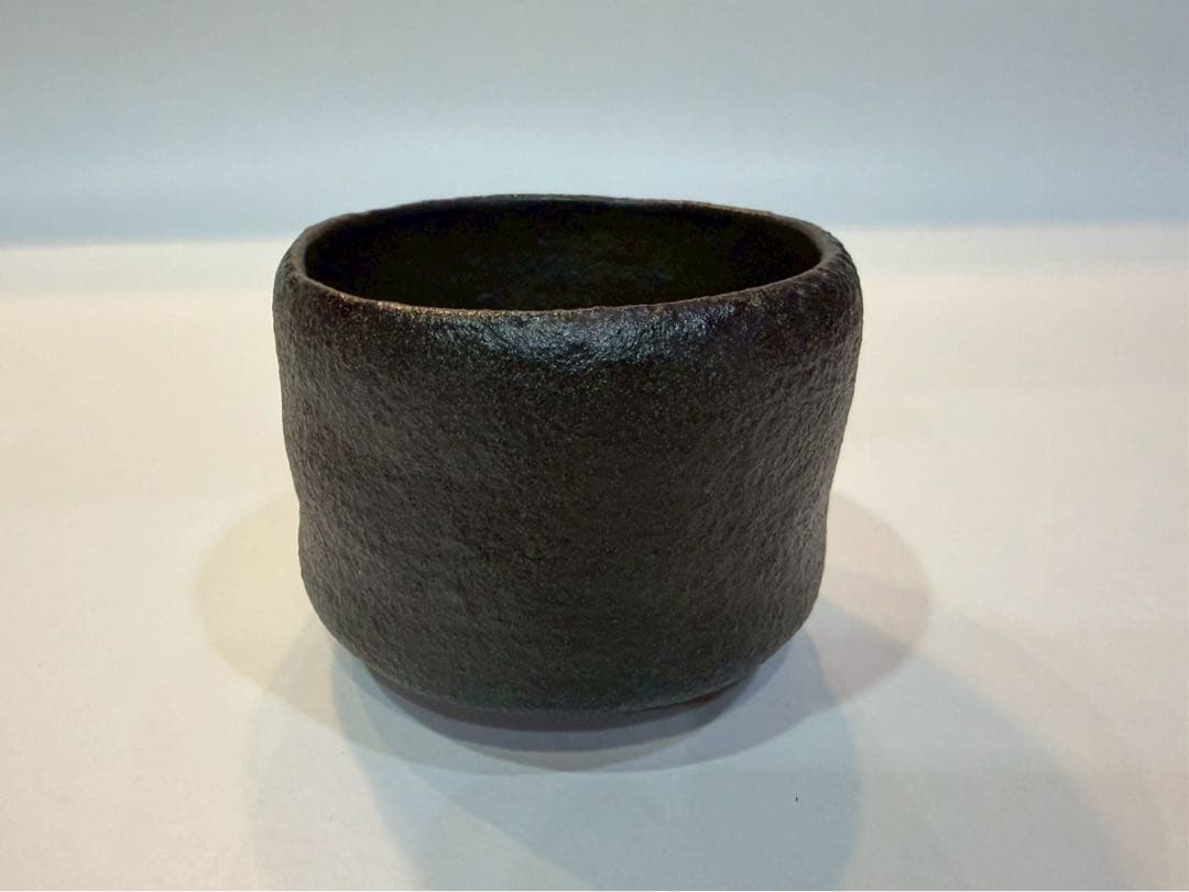 佐々木昭楽 黒楽 茶碗　長次郎法輪寺うつし