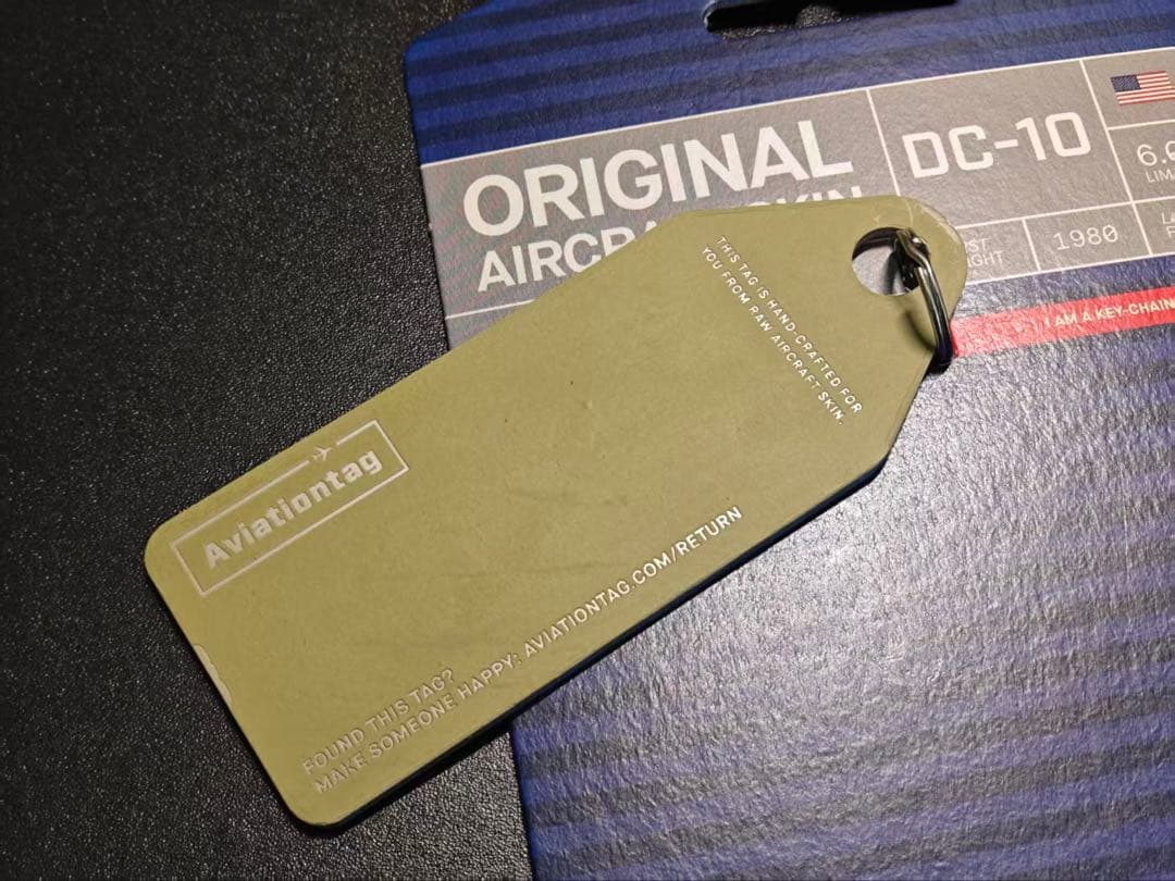 ユナイテッド航空 Aviationtag DC-10-30 コンビ色