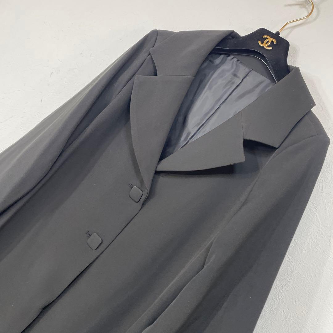 美品 大きいサイズ　Madame HIROKO ブラック　フォーマル コート