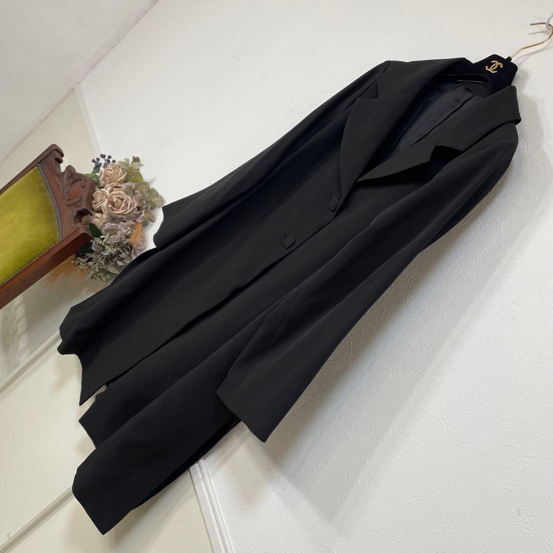 美品 大きいサイズ　Madame HIROKO ブラック　フォーマル コート