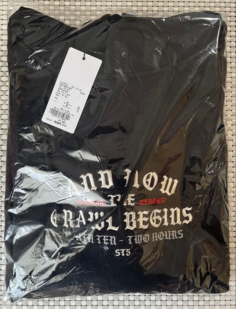 ◆新品◆【STRANGER THINGS】コラボグラフィックパーカー ブラック