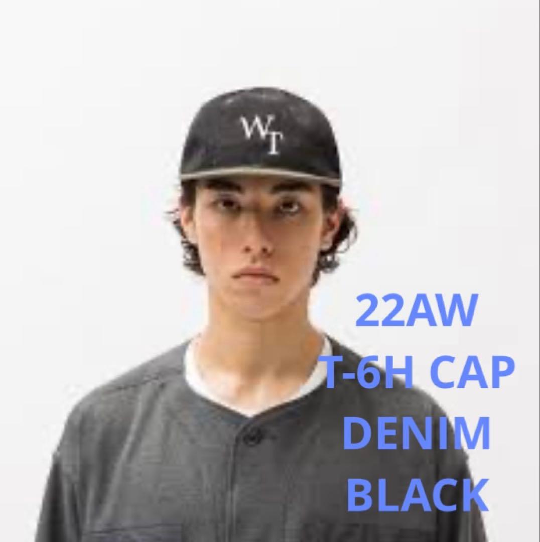 帽子 WTAPS 22AW T-6H CAP DENIM BLACK