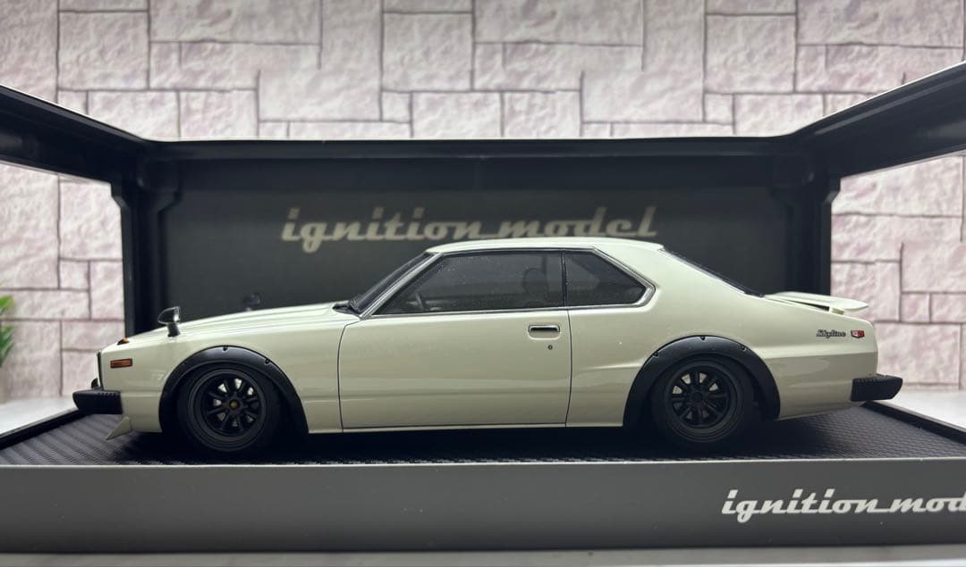 はっぴー！1/18ミニカー　初期型スカイラインジャパン【新品】Fミラー