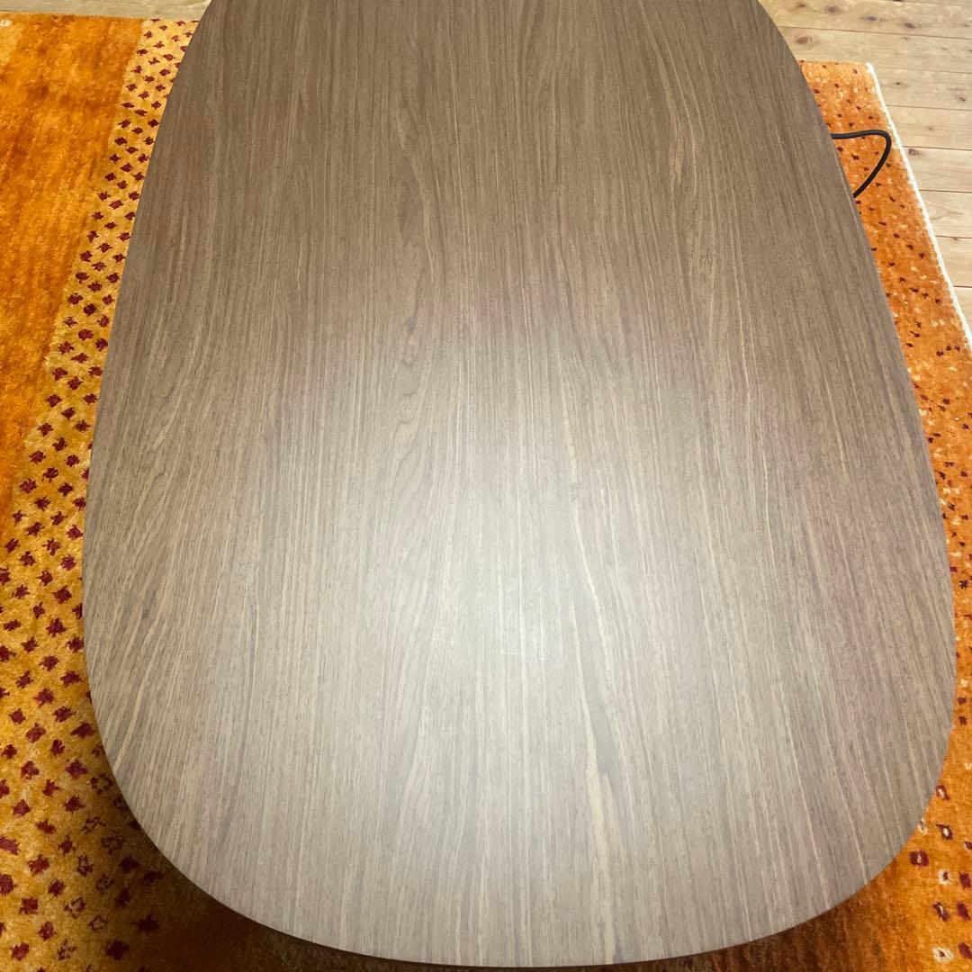 無印良品 こたつにもなるローテーブル　大 ダークブラウン