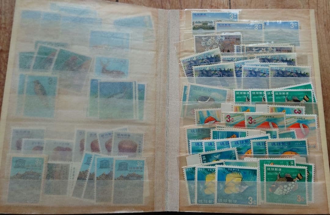 琉球切手　バラ　出品予定