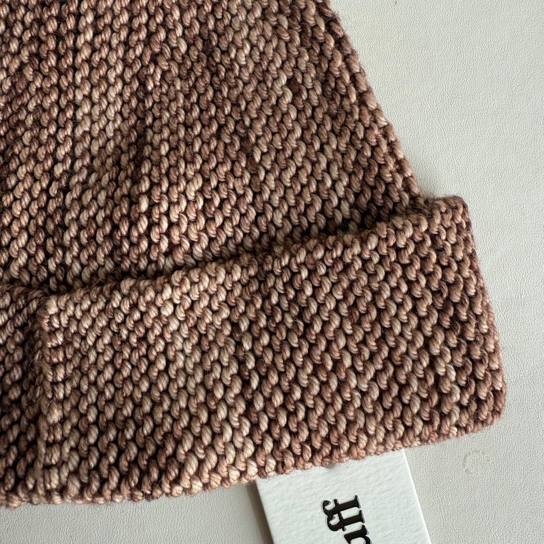 新品未使用Misha&Puff garter hat Affogato 2-4y