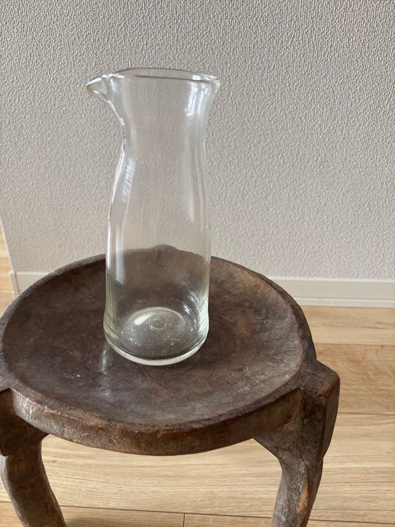 安土忠久氏作 吹きガラスピッチャー