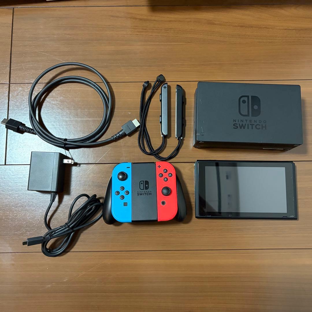 付属品完備 Nintendo switch 本体 フィルム・ケース付き