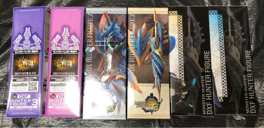 6点セット モンスターハンター モンハン DXFフィギュア ハンター 武器