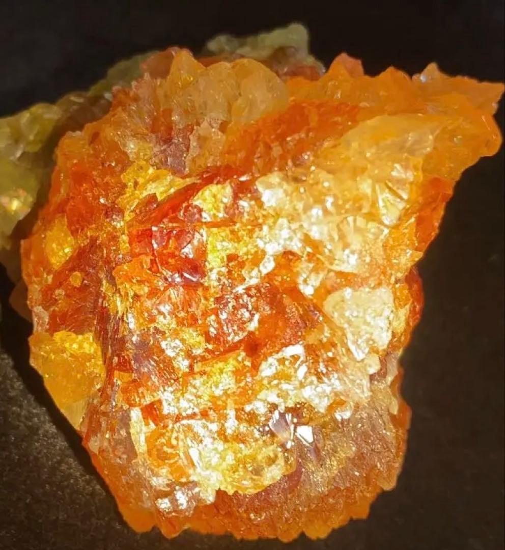 ジンカイト　紅亜鉛鉱　ポーランド産　228g　合成　天然石　鉱物　原石