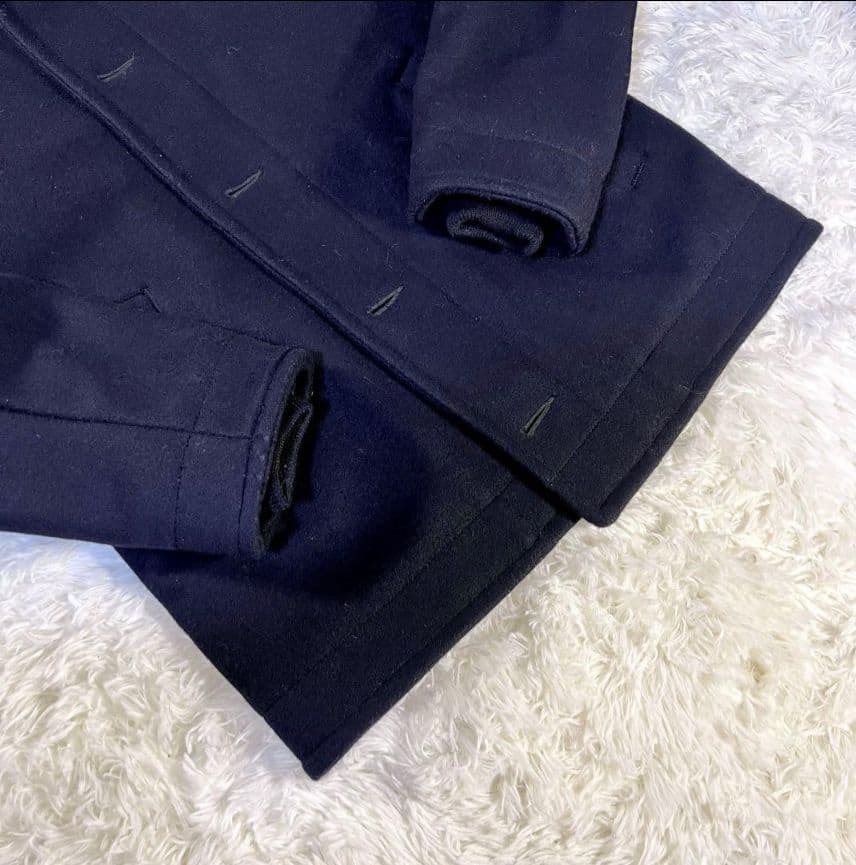 極美品✨　BlueBlue　メルトンウール　デッキジャケット　ネイビー　聖林公司