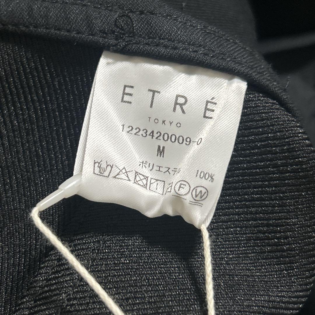 未使用タグ付き ETRE TOKYO ツイルペインターパンツ M 黒 ブラック