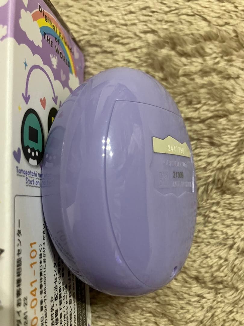 BANDAI たまごっちみーつ　パープル　マジカルみーつver. 取扱本付き