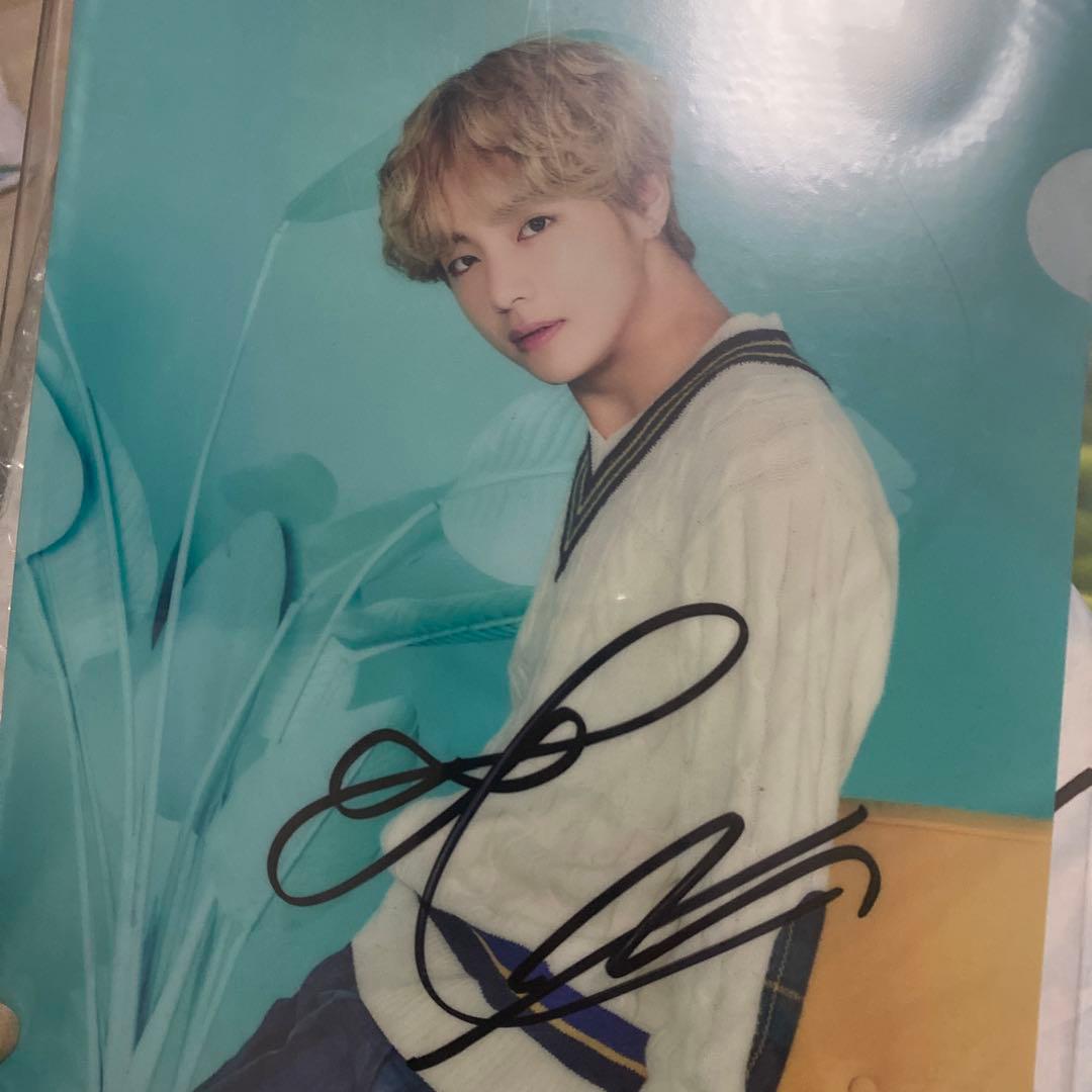 防弾少年団　BTS Happy Ever After クリアファイル サイン入り