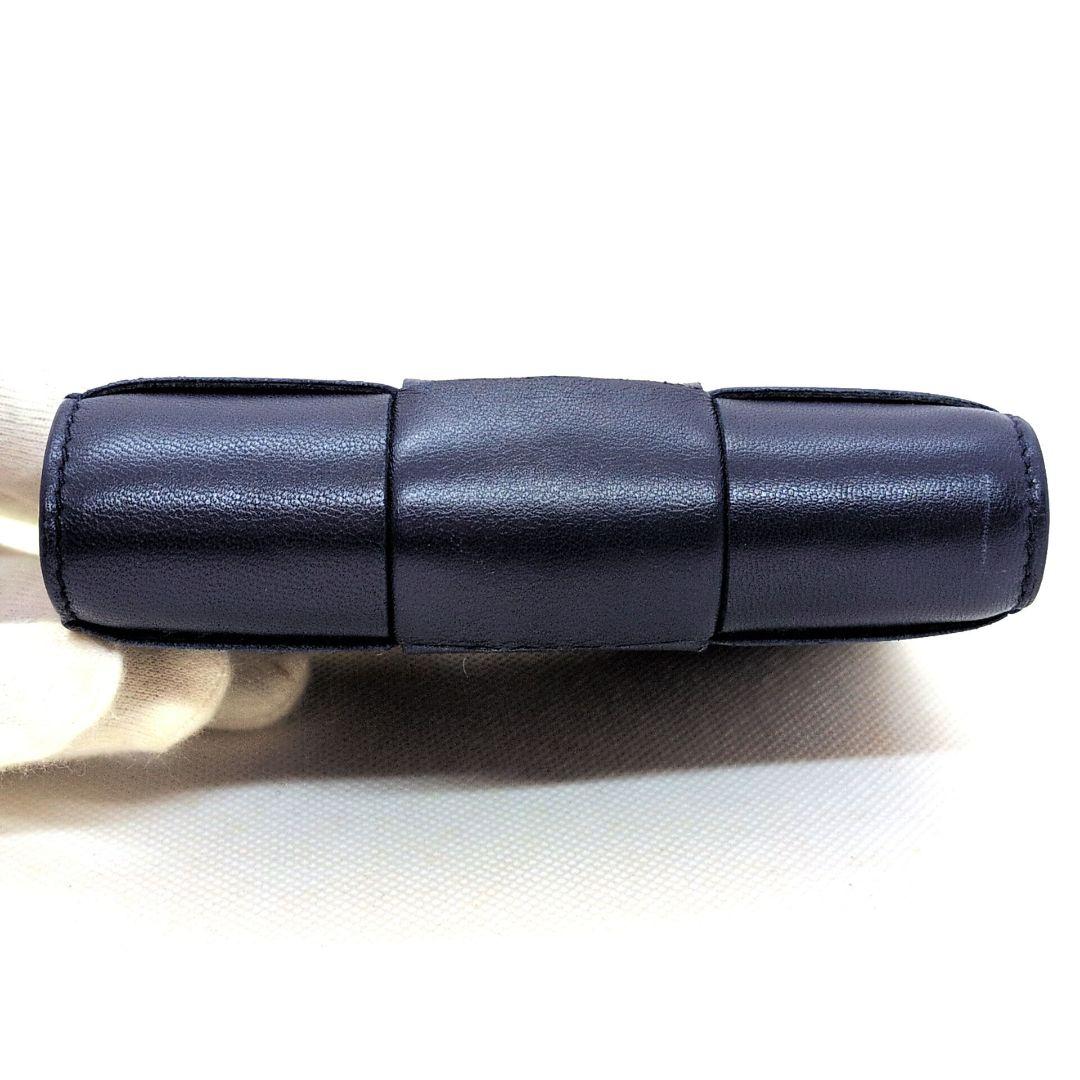 【極美品 RFID搭載 現行】ボッテガヴェネタ　スモールカセット　バイカラー