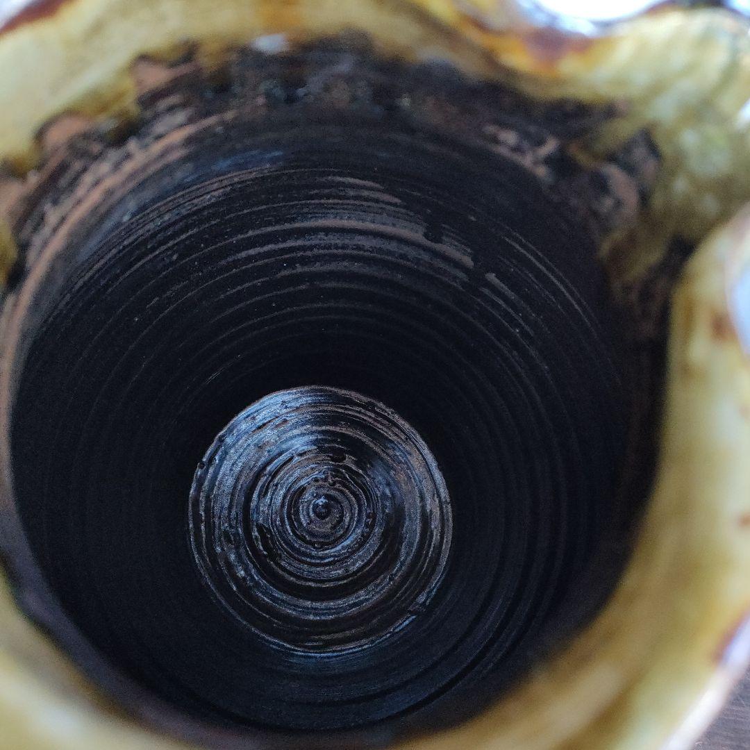 平山元康 共箱あり 水差しピッチャー高さ30cm未使用に近い陶器陶芸民藝花器花瓶