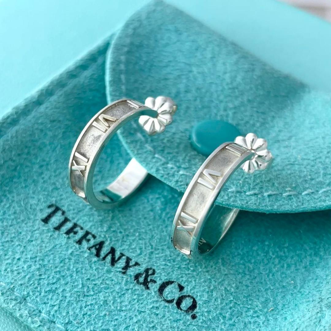 ティファニー アトラス フープ ピアス 925 PX4fe