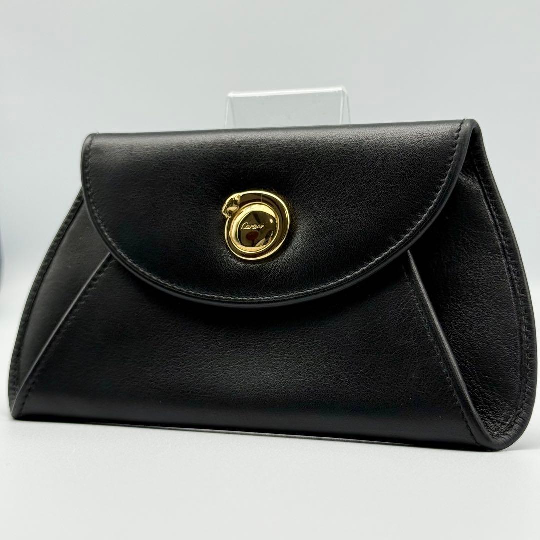 ✨美品✨Cartier パンテール ケース 男女兼用 ゴールド金具 レザー