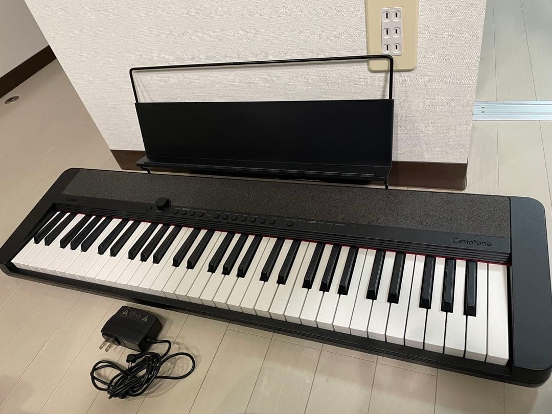 「CASIO 電子キーボード CT-S1BK」