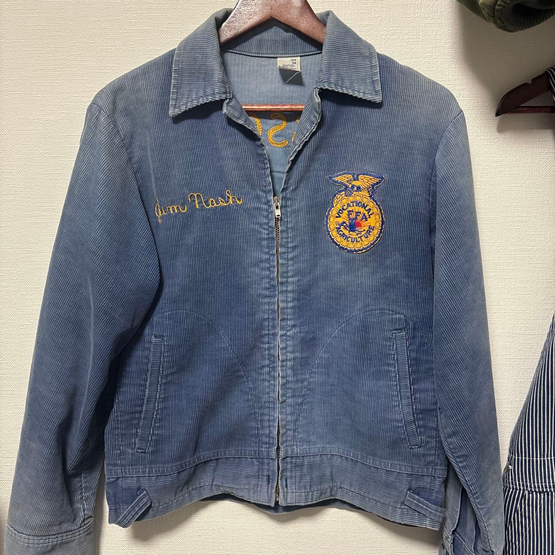 FFAジャケット 70s ヴィンテージ 古着 フェード ミズーリ州 USA