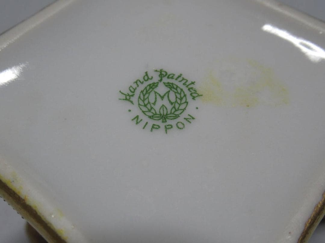 希少 大正初期 定価12万◆オールドノリタケ 金彩金盛 ティーポットと受皿