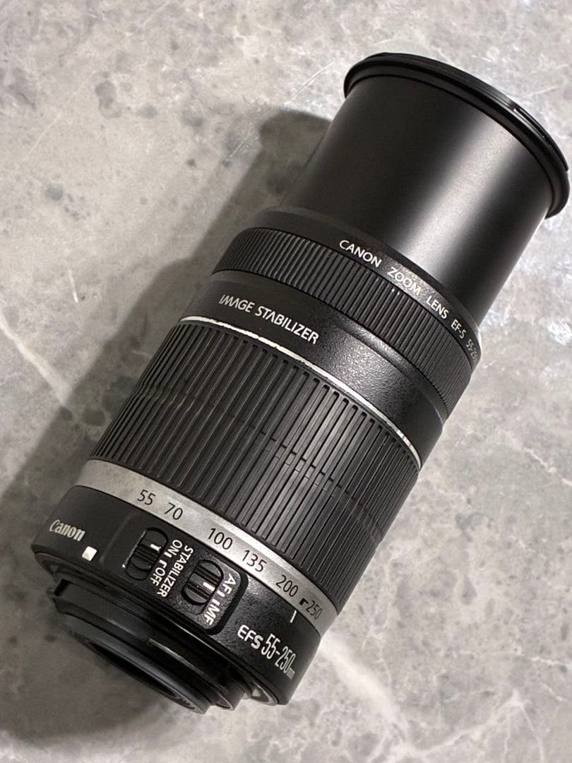 ⭐️完動品⭐️キャノン Canon EF-S 55-250mm IS 望遠レンズ