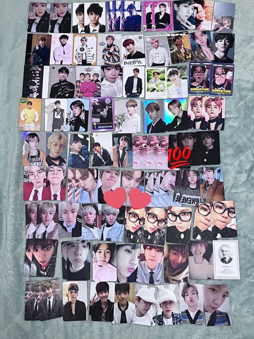 EXO ベッキョン　トレカセットまとめ売りのみ