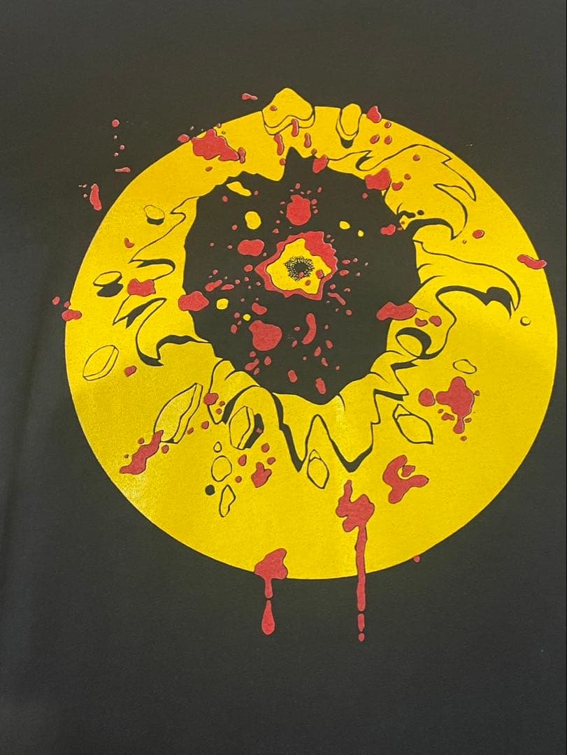 90s Head Shot ぶち抜きスマイル Tシャツ M