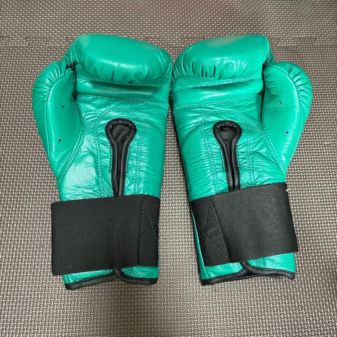 EVERLAST ボクシンググローブ グリーン 12オンス