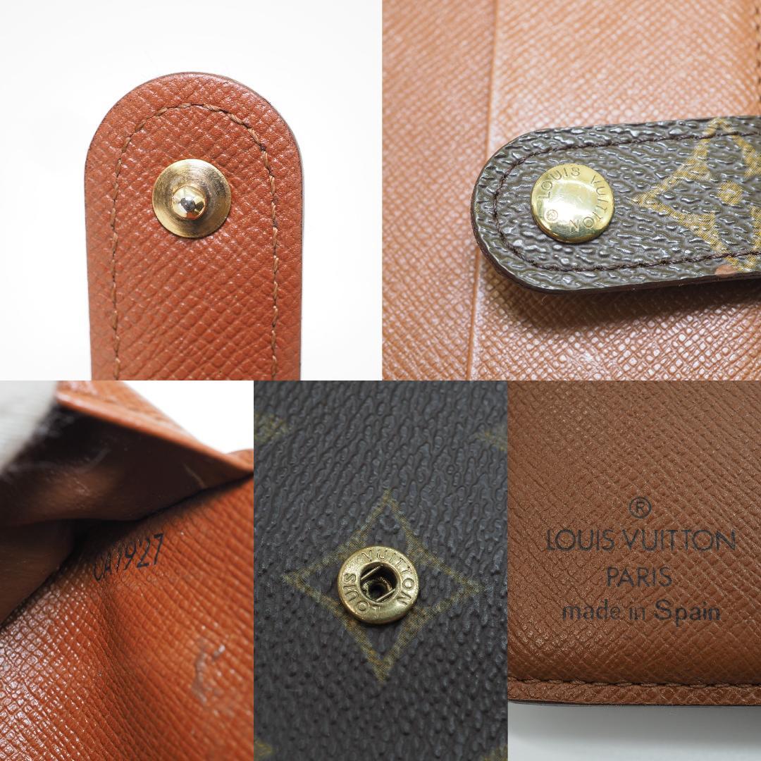 ルイヴィトン モノグラム コンパクトジップ 二つ折り財布