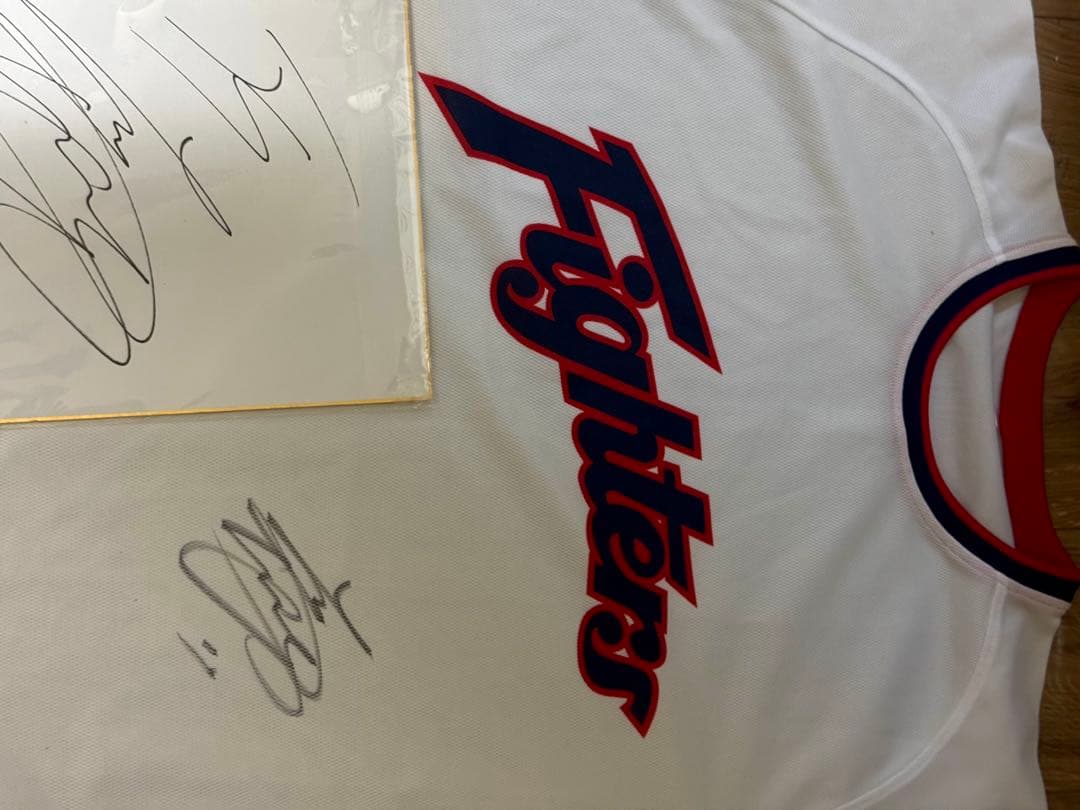 大谷翔平選手 直筆サイン Fighters サイン入りTシャツ