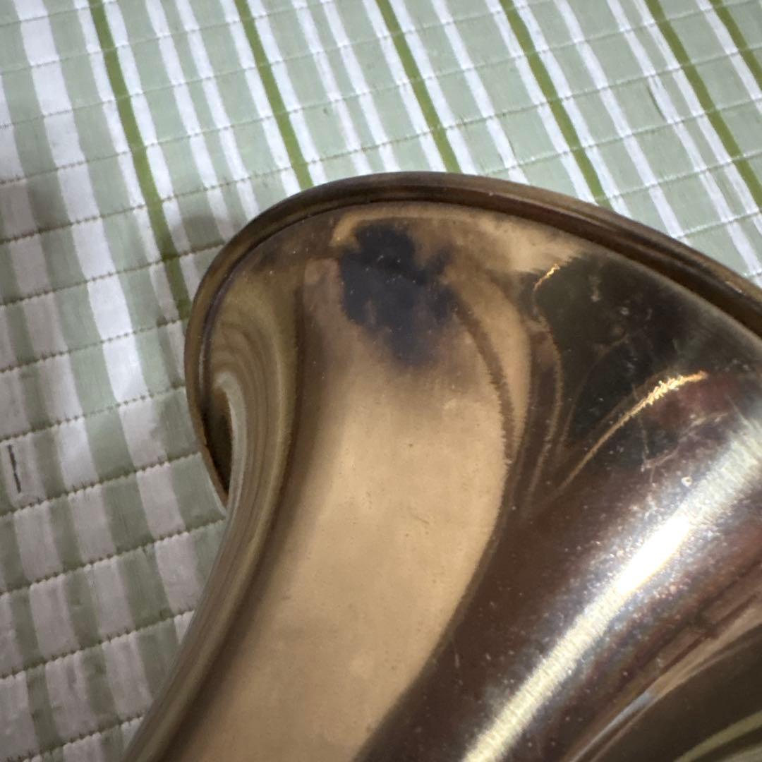 ビューグル　軍隊ラッパ　信号ラッパ　管楽器　ミリタリー　レトロ　アンティーク