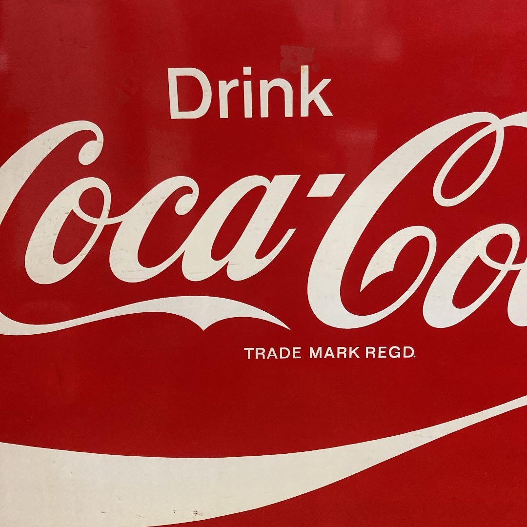 コカコーラブリキ看板