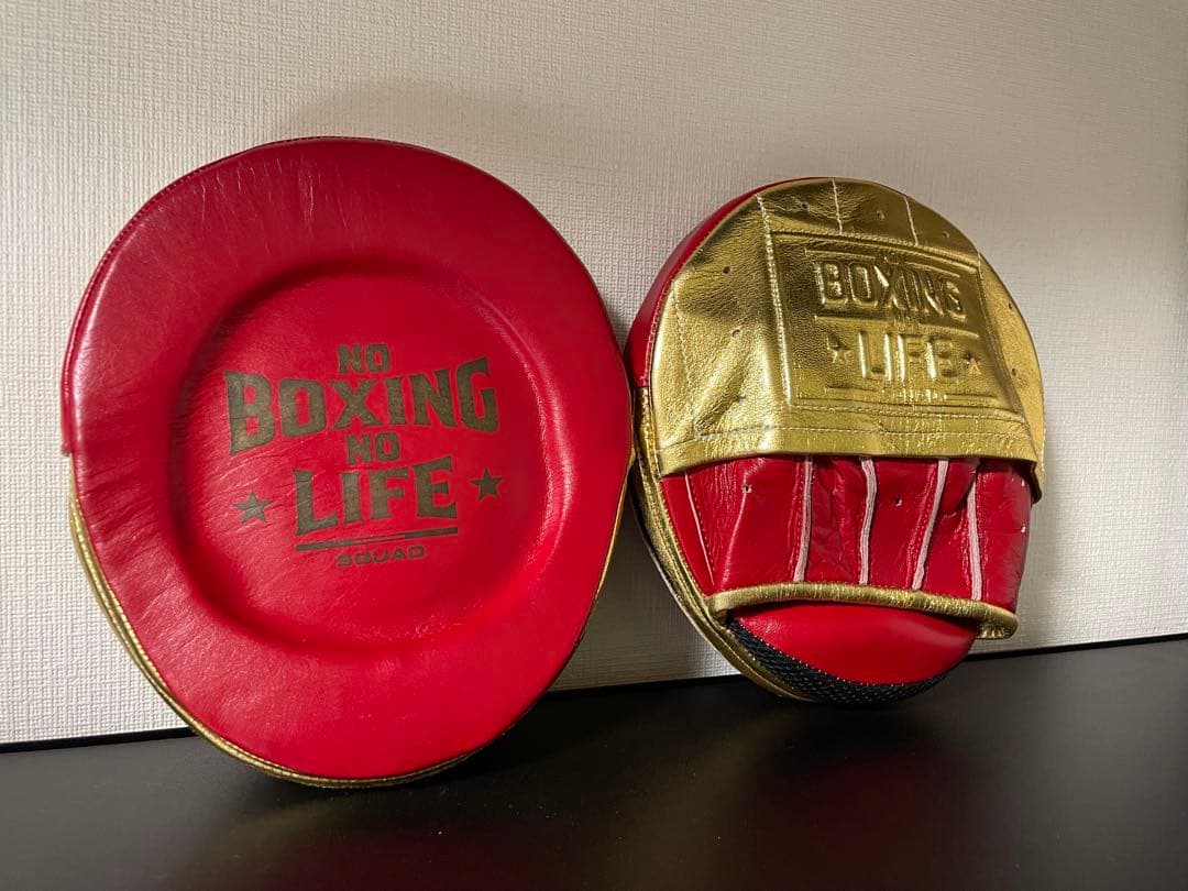 NO BOXING NO LIFE ノーボクシングノーライフ レッド ゴールド