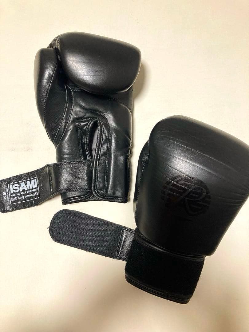 ISAMI ボクシンググローブ 黒 レザー