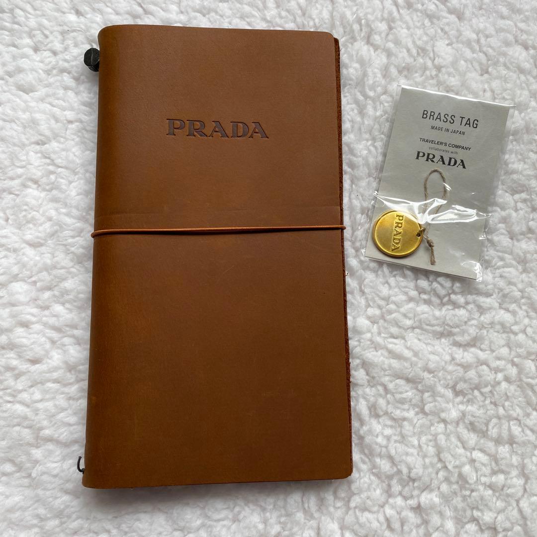 PRADA プラダ トラベラーズノート ブラスタグ