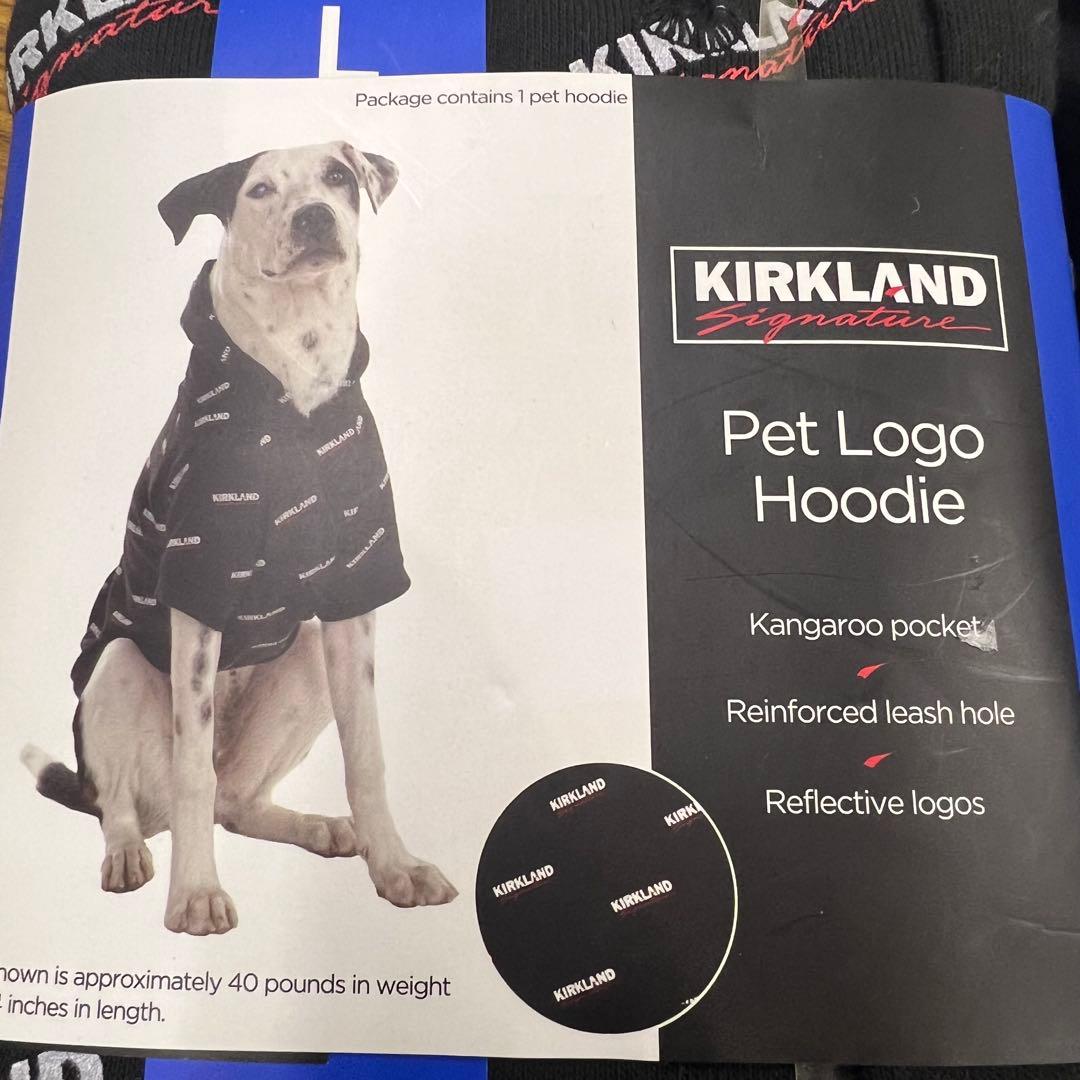 【4枚セット】コストコ カークランド ペットロゴパーカー Lサイズ 犬服