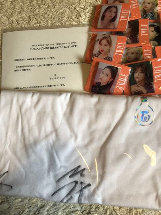 twice 直筆サイン入り