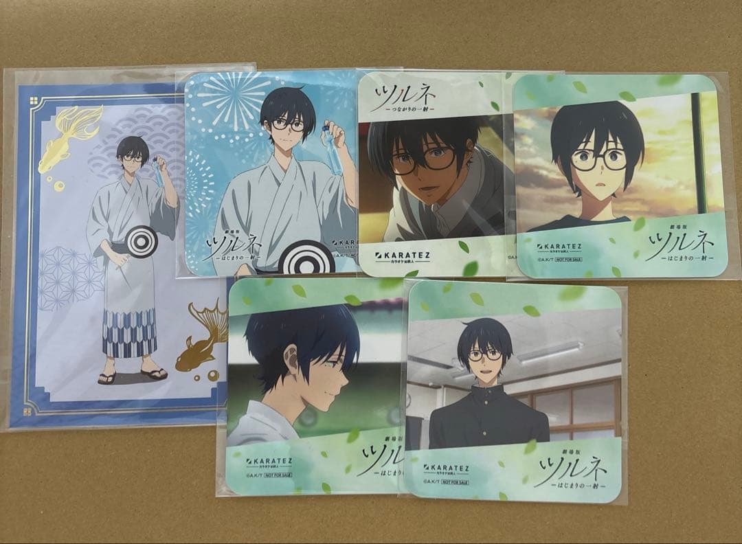 ツルネ カラ鉄 ポストカード コースター 竹早 静弥